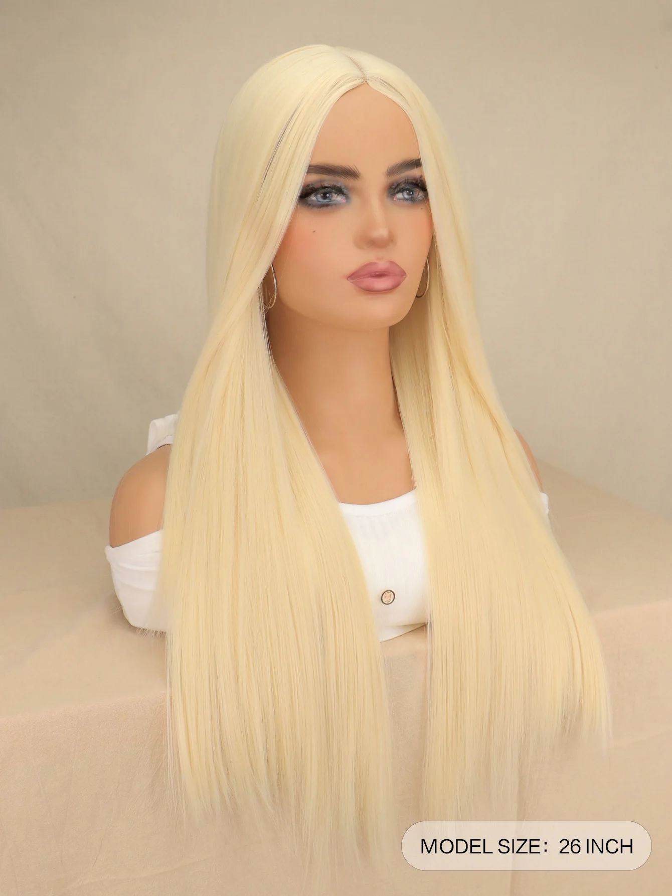 طويل الاصطناعية شقراء زي الباروكات طويل مستقيم الاصطناعية شقراء أنيمي تأثيري الباروكات لحزب الهالوين تأثيري