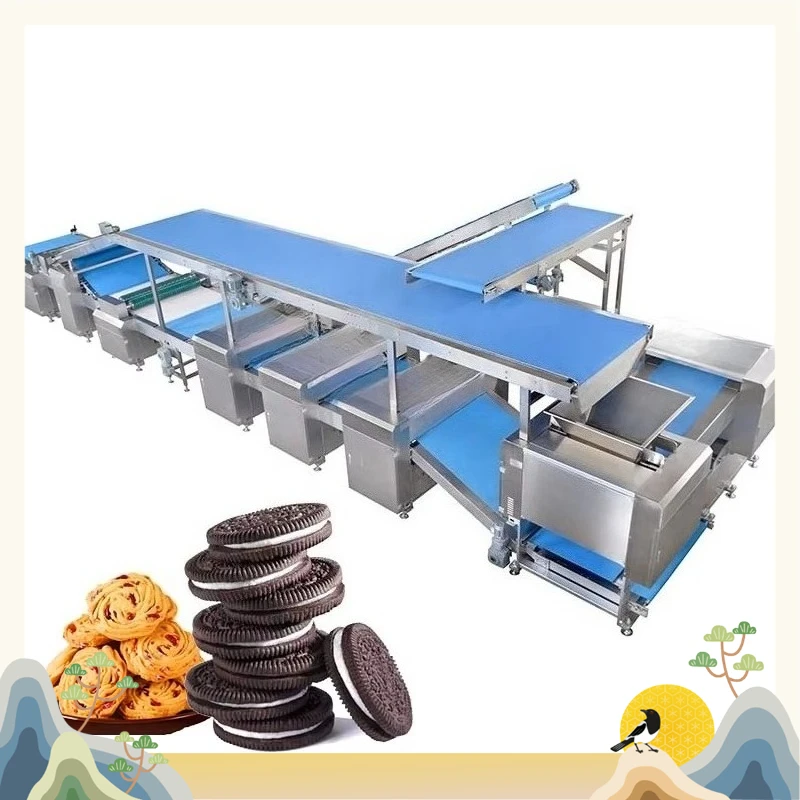 Customized Easy Maintenance Biscuit Production Line Commercial Automatic Machine Detachable Parts Simple Cleaning Repair