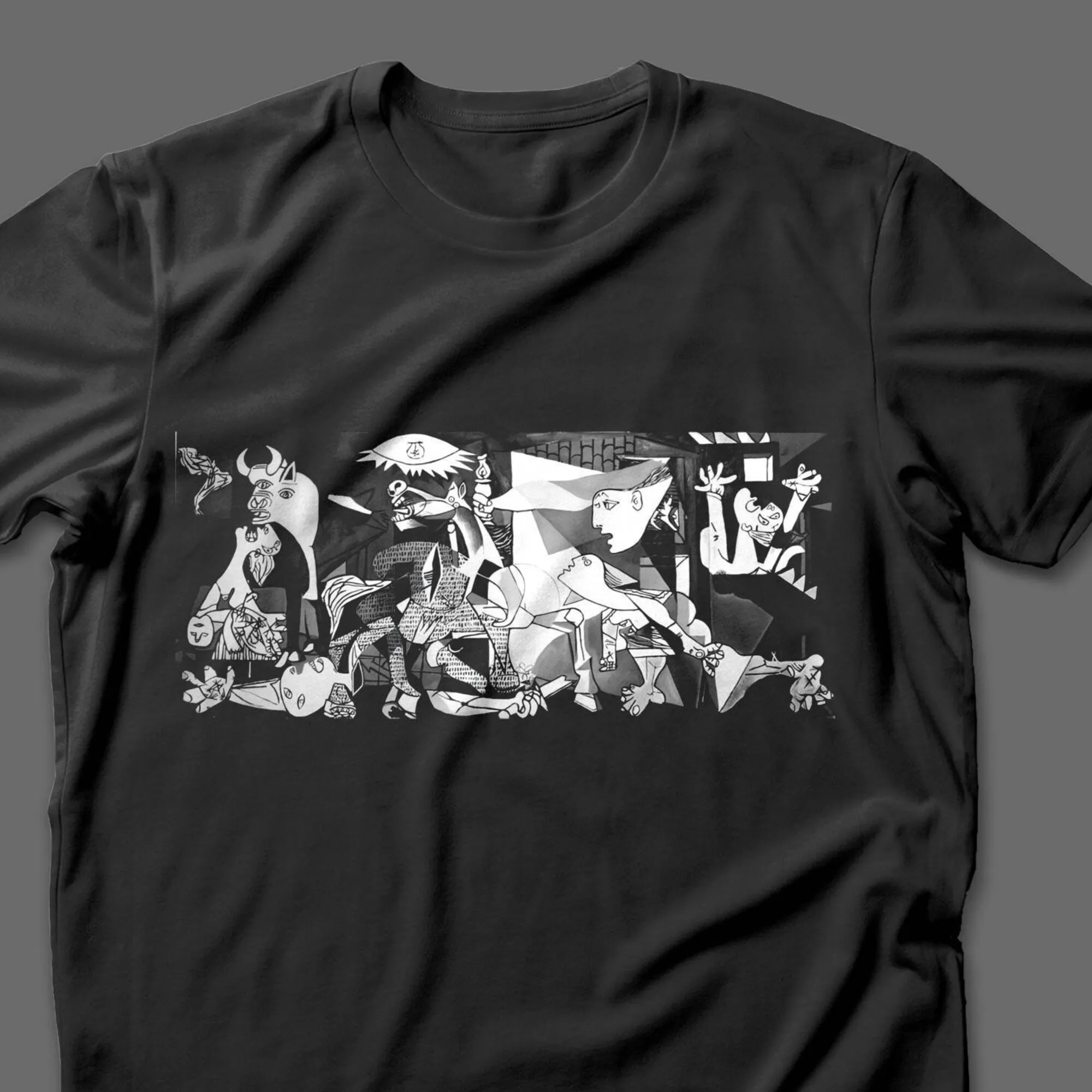 Pablo Picasso Guernica T Shirt Cubism Art Painting Impressionism ArtisT Hoe Classical long or short sleeves