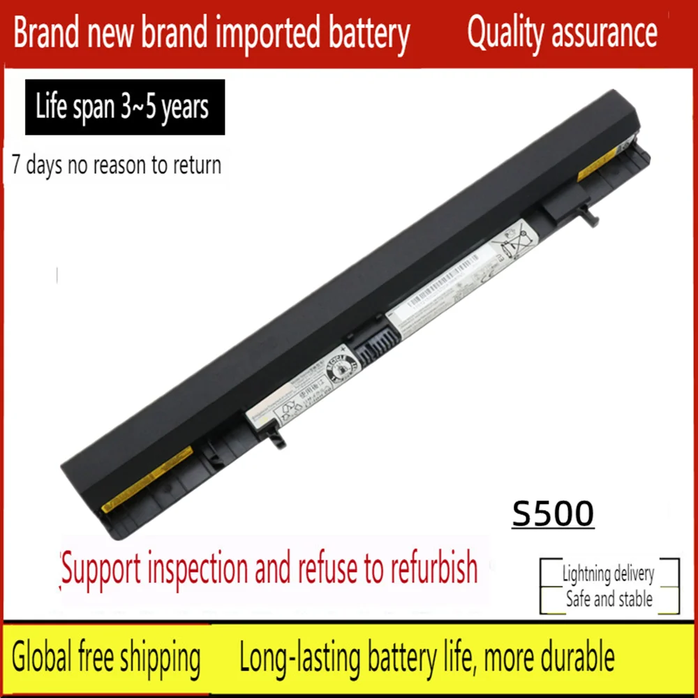 

New Laptop battery for Lenovo S500 IdeaPad Flex 14 14AP 14AT 14D 14M 15 15AP 15AD 15T 15M S500 Touch