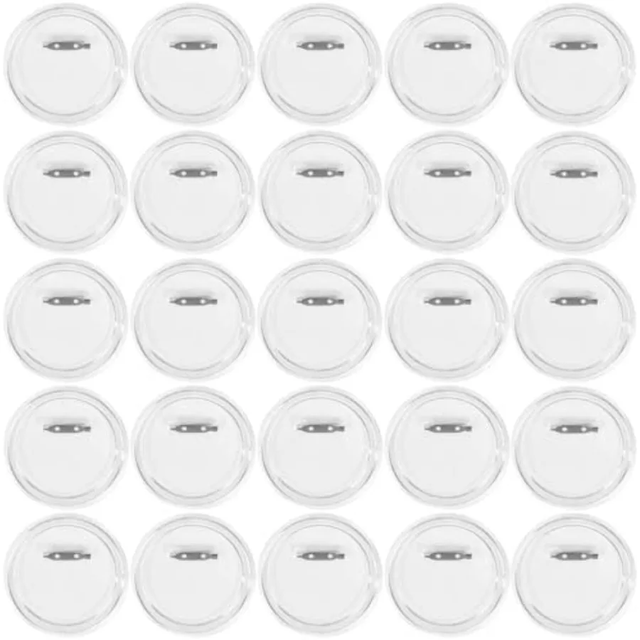 

25 шт. 3-дюймовые прозрачные акриловые значки-пуговицы с булавкой, современные прозрачные акриловые кнопки для рукоделия, значки-пуговицы для школьных проектов