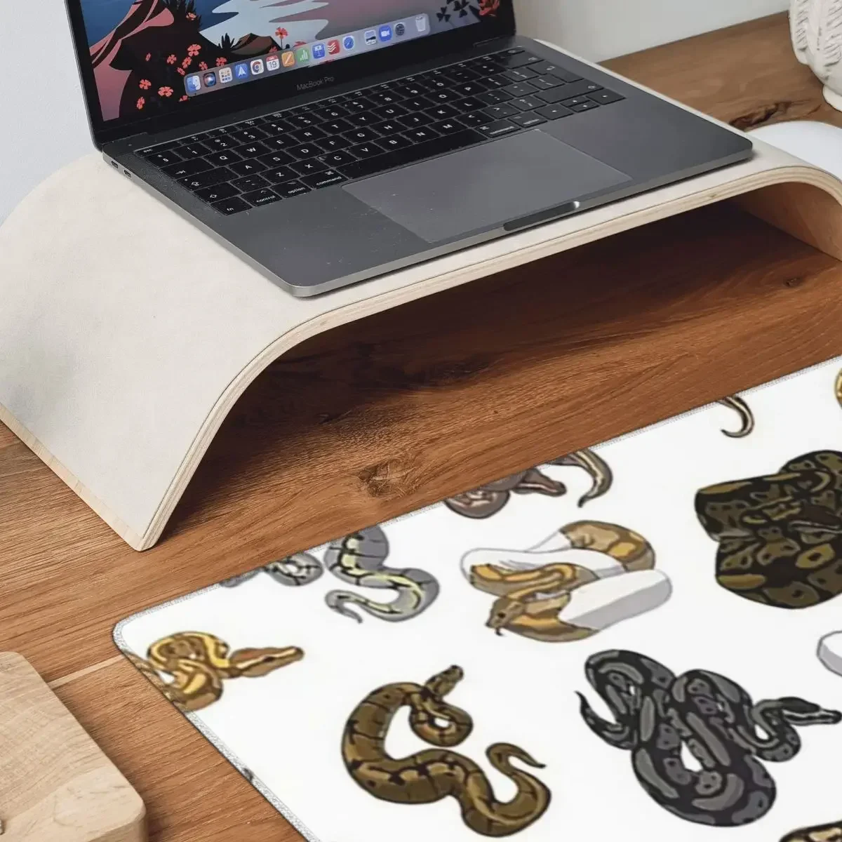 الكرة بيثون مورف الأفعى نمط بلا أكمام أعلى كبير ماوس الوسادة الكمبيوتر لوحة المفاتيح ماوس حصيرة ألعاب الكمبيوتر المحمول مكتب حصيرة الجدول الحصير