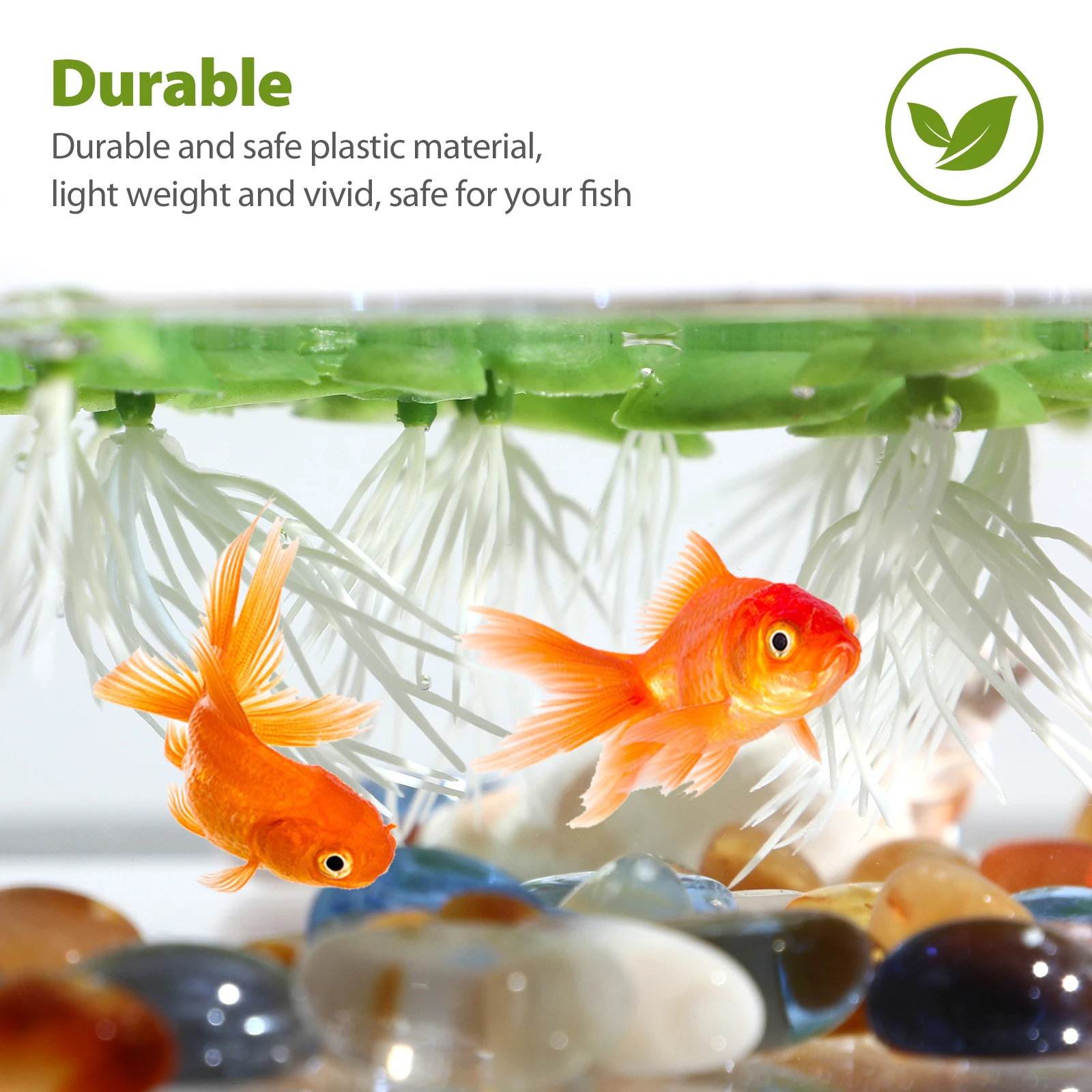 

2 Packs/36PCS Artificial Plant Duckweed Aquarium Water Grass Fish Tank Decoration