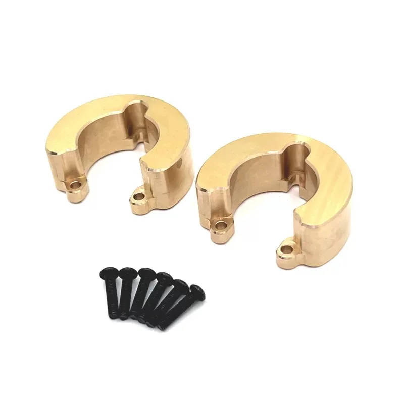 كتلة موازنة العجلات الأمامية النحاسية المعدنية لقطع غيار السيارات YK 1/10 YK4106 RC