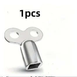 1 pcs Zinc Alloy Radiator Exhaust Valve Key 5×5mm Square Socket Radiator Accessory Heater Exhaust Key for Standard Heating Valve