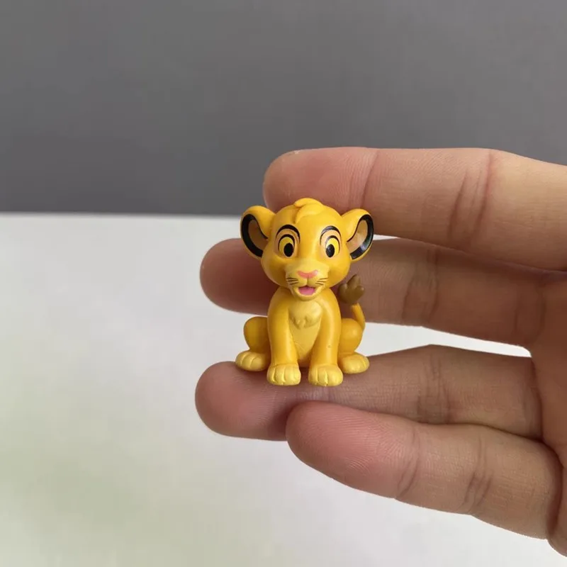 2PCS/lot 3cm 6.5cm Disney Lion King Simba Doll Decoration Model Animal Children's Toy Collection Decoration