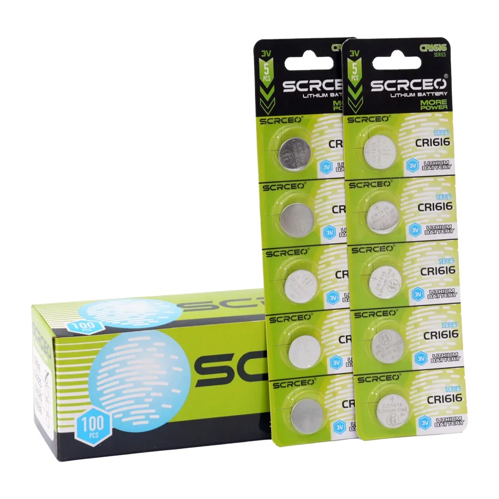 

2-50PCS 3V CR1616 Lithium Button Battery DL1616 BR1616 ECR1616 5021LC L11 L28 LM1616 Coin Cell for Watch CR 1616 Batteries