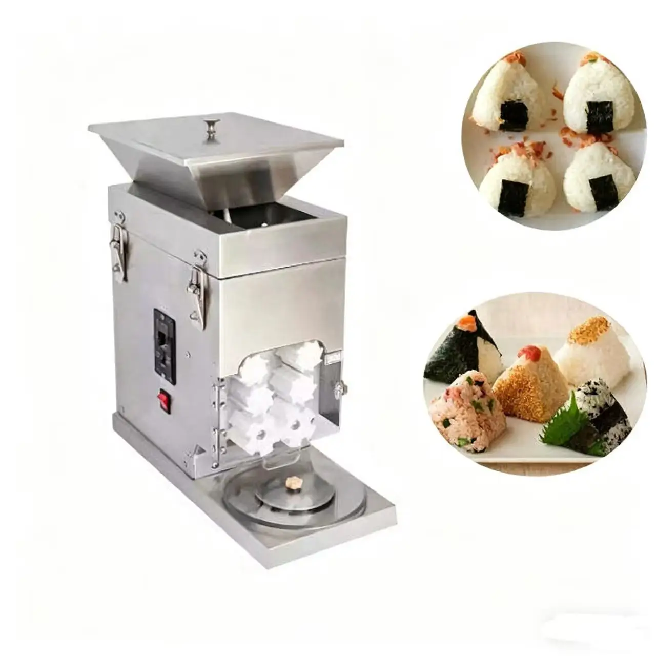Commercial Grade Digital Onigiri Making Machine | High Speed Automatic Rice Ball Forming Machine Stainless Steel For Food