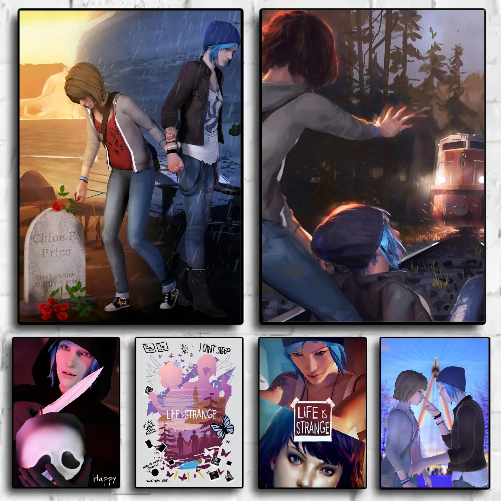 Classic Life is Strange 1 2 Before the Storm Video Game Kraft Poster HD art sticky wall waterproof home living room bedroom bar