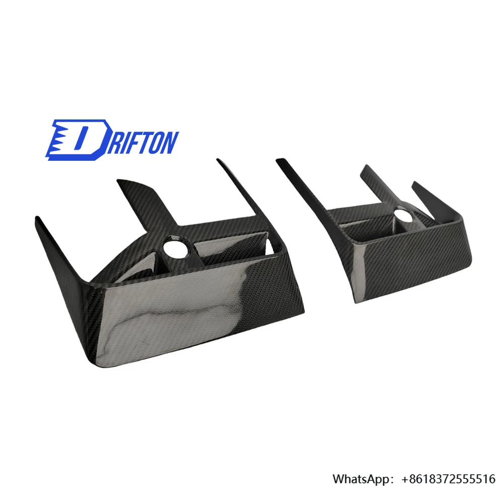 

MSY Style Dry Carbon Fiber Front Bumper Vents Canards for 7 Series G70 2023-ON