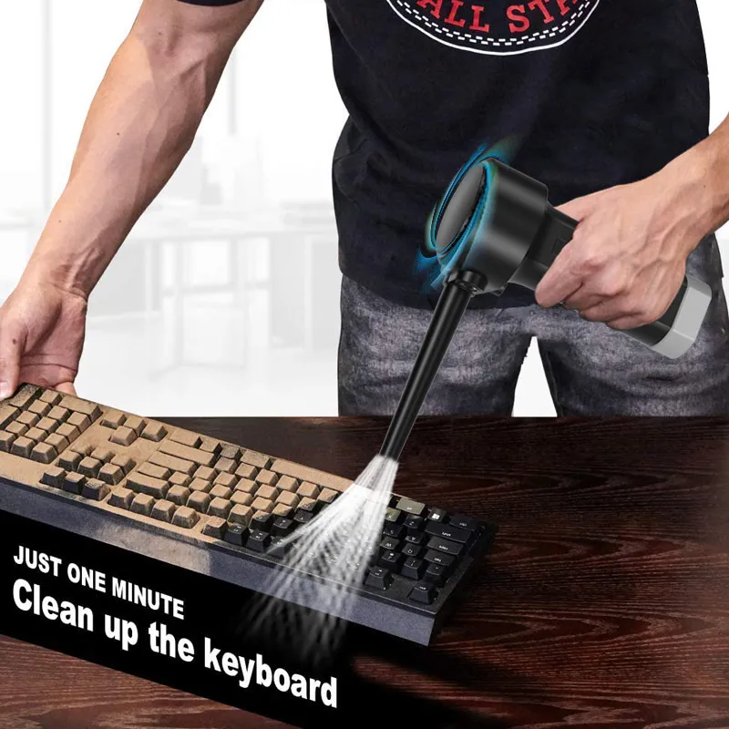 Computer Duster,Compressed Air Can For PC Keyboard Cleaning,Wireless Air BLower Remove Dust For Camera