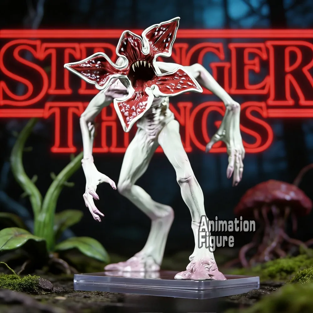 Statuetta Demogorgone da 17cm/6.69in del Film Stranger Things, Action Figure in PVC, Ornamento da Scrivania, Modellino da Collezione, Giocattolo Regalo