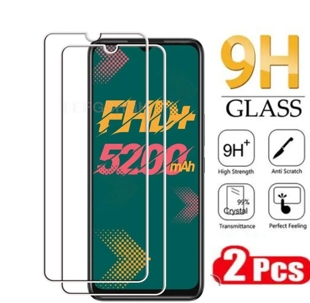 2PCS Protection Tempered Glass For Infinix Hot 11 Helio G70 X662 6.6