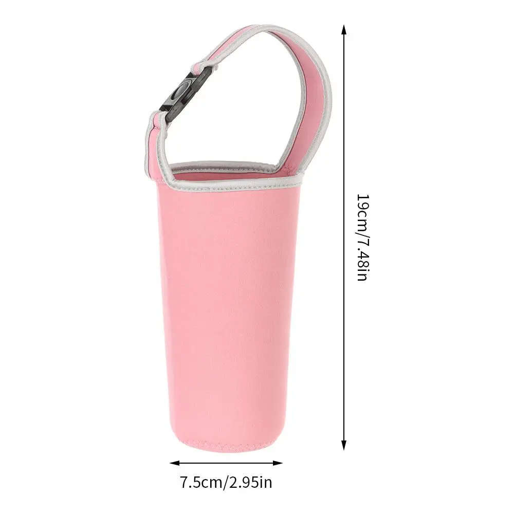 900 مللي/30 أوقية الملونة مكافحة الساخن كأس كم صديقة للبيئة المشروبات حقيبة المياه القدح زجاجة حامل بهلوان الناقل كوب الملحقات #6