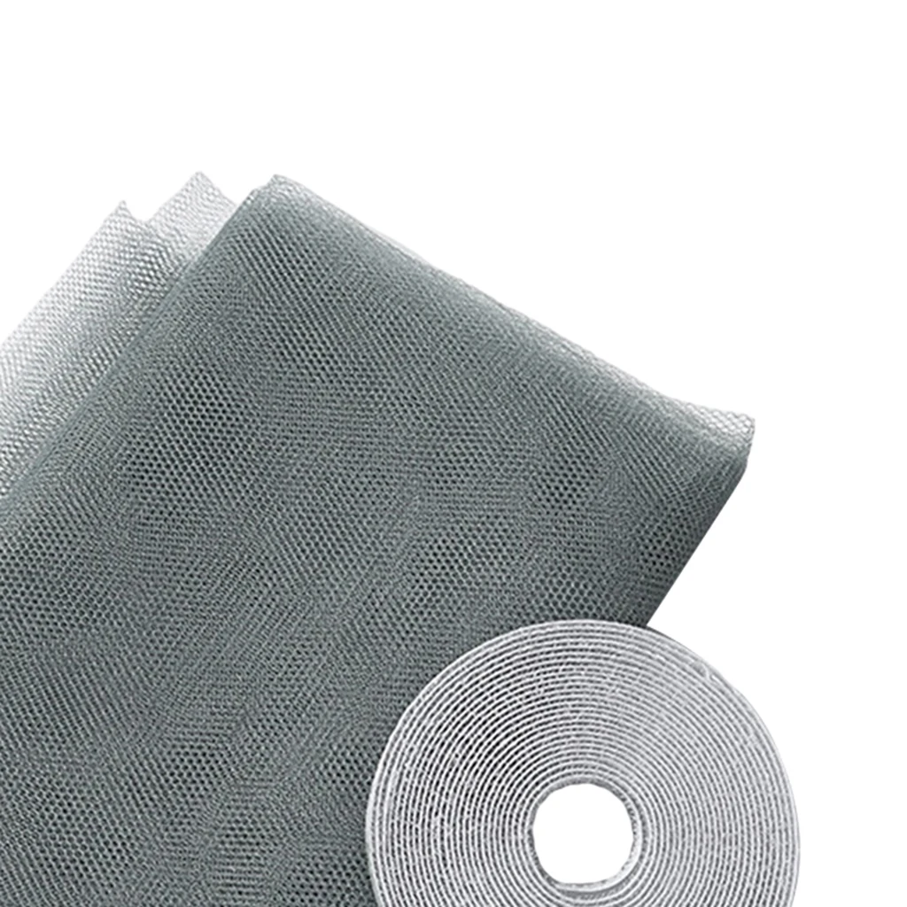 Polyester Fabric Anti- Net for Windows DIY Size, Easy to Fit and Remove
