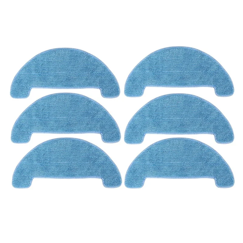 popular 6Pcs Mop Cloths for Coredy R500 Replacement Wet-Dry Vacuum for Coredy R750 R500 G800 G850 Robot Vacuum Cleaner Parts