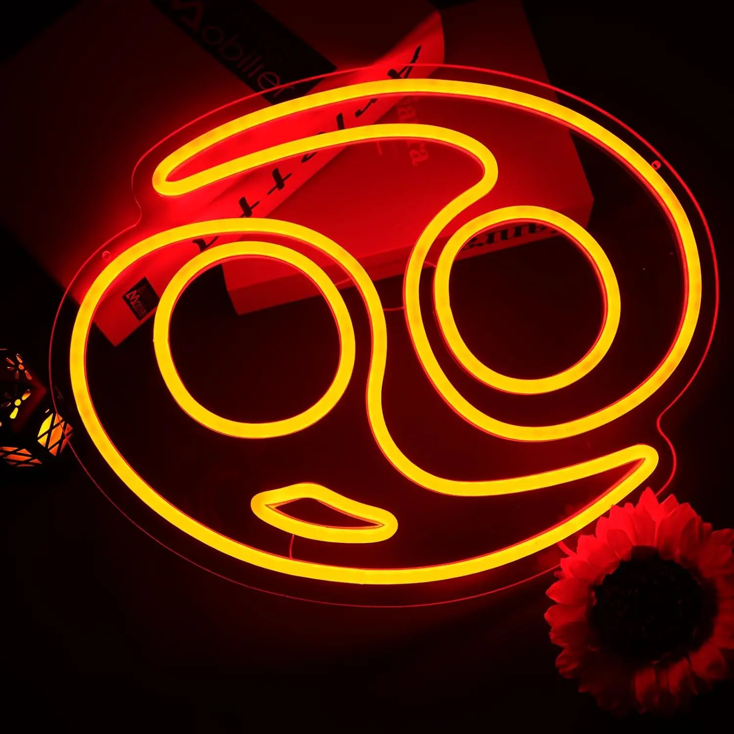 

Magical Fantasy Neon Sign,Yin-Yang Magic Stone LED Neon Light,Game Room Bedroom Decoration Gift USB Powered Art Wall Light