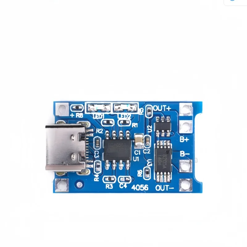 10pcs 5V 1A 18650 Lithium Battery Charging Board TP4056 Lithium Charging Micro USB Type C Charge Module With Protect