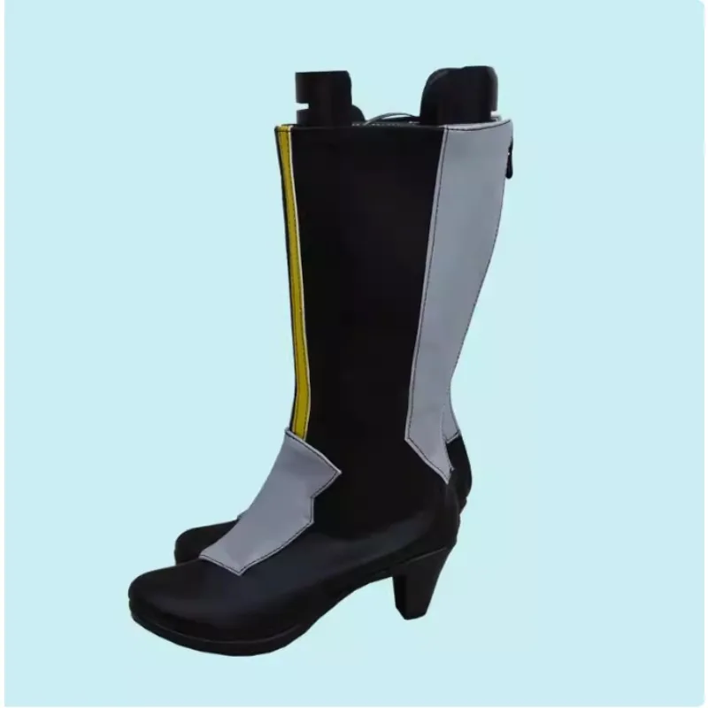 Gra Zenless Zone Zero Von Lycaon Cosplay Czarne Buty Halloween Party Męski Elegancki Strój Roleplay Fajne Buty Anime Komiks Rekwizyty