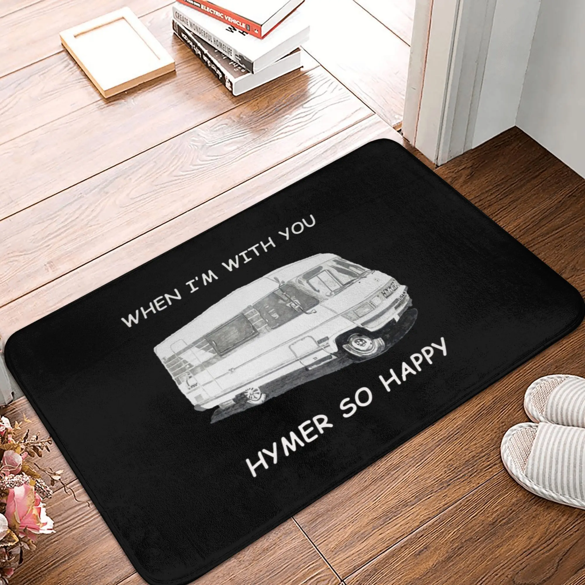 when I'm with you Hymer so happy Non-slip Doormat Floor Mat Absorbent Mat Carpet Rug Kitchen Entrance Home Bathroom Footpad Mats