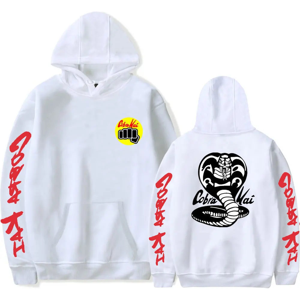 New COBRA KAI Hoodies Men Women Sweatshirts Harajuku Hip Hop Hoody COBRA KAI boys girls Autumn Hooded Casual black ullovers