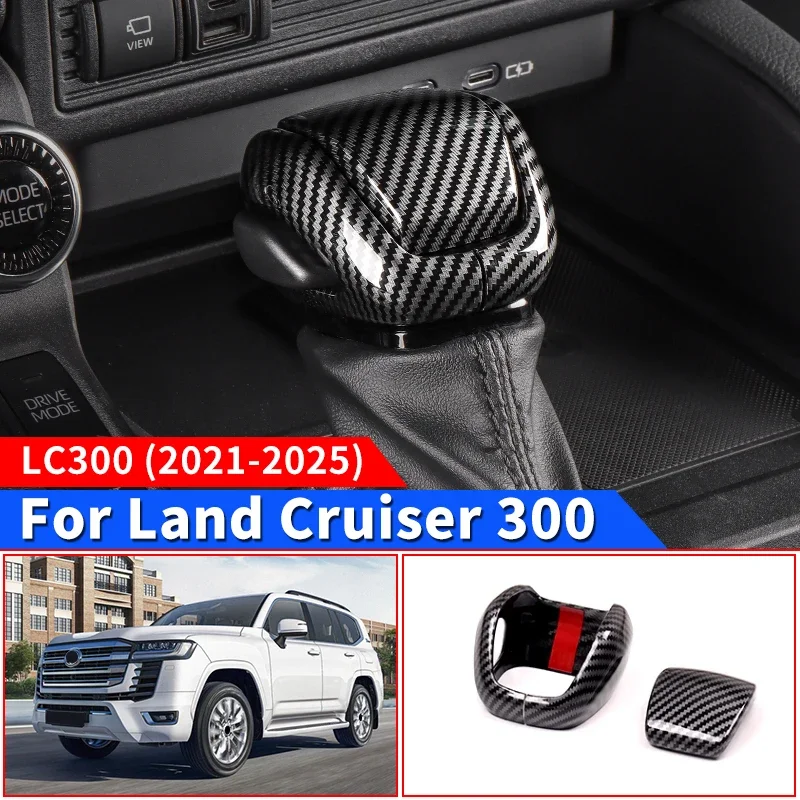

For Toyota Land Cruiser 300 2021 2022 2025 center console Gears Decoration Protective Sticker LC300 Interior Accessories Tuning