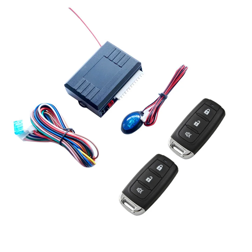 Car Alarm Systems Device Keyless Entry System Universal Auto Remote Control Kit Door Lock Vehicle Central Kit Locking And Unlock
