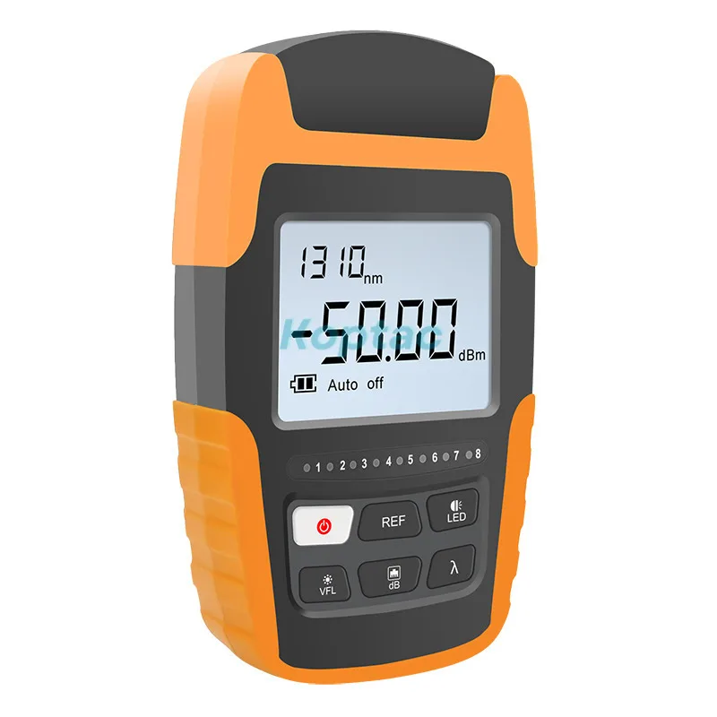 Wielofunkcyjny światłowodowy miernik mocy optycznej TL530 Potężne oświetlenie LED OPM Opcjonalnie: Testowanie sieci czerwonego światła VFL FTTH