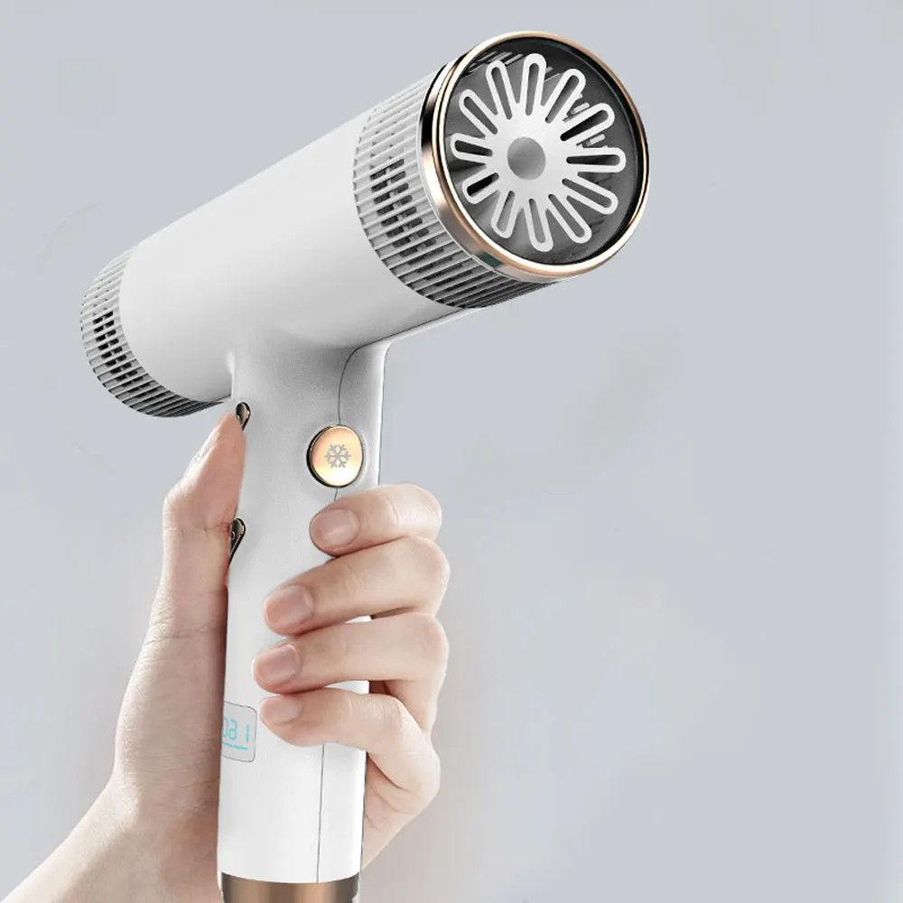 High-power Hair Dryer Household Hair Dryer Constant Temperature Non-folding Hair Dryer Care Negative Ion