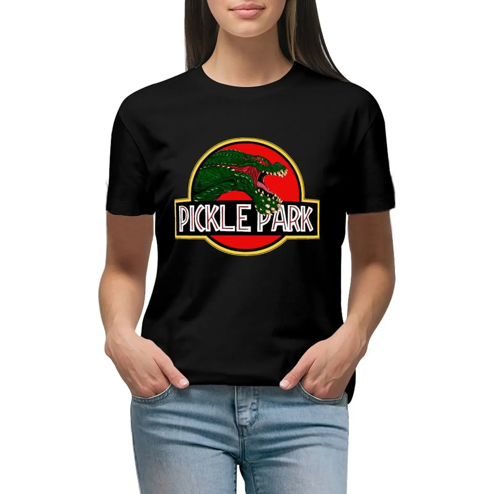 

PICKLE PARK T-Shirt sublime new edition cute tops kawaii clothes Women's cotton t-shirt