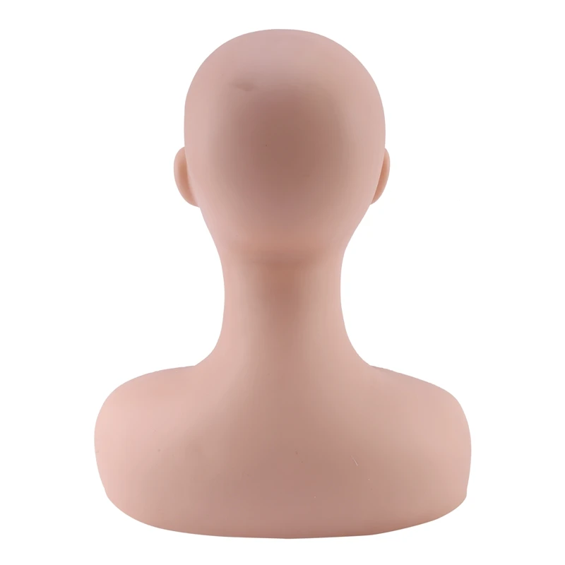 Professional Head Shoulder Exercise Bone Silicone Manikin For Makeup Extension Eyelash & Massage Exercise