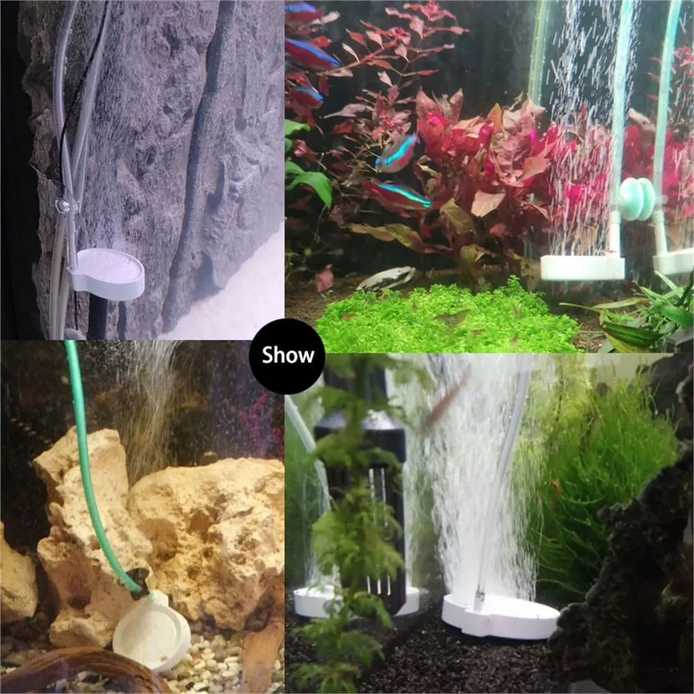 1Pcs 35/50/80/100mm Aquarium Air Stone Nano Disc Mini Air Stone Oxygen Aerator Hydroponic Oxygen Plate for Fish Tank Aquarium