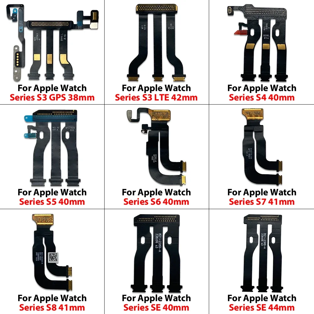 LCD Screen Flex Cable For Apple Watch Series SE S3 S4 S5 S6 S7 S8 38mm 40mm 41mm 42mm 44mm Repair Parts