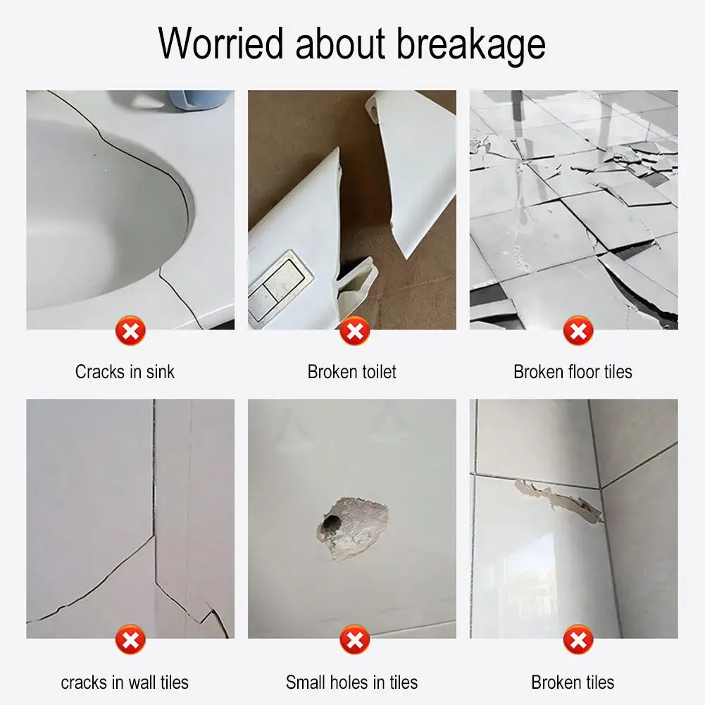 Professional เคลือบเซรามิคซ่อมวาง Strong กาวชิป & Crack Fixer สําหรับอ่าง,อ่างล้างจาน,กระเบื้อง,พอร์ซเลนเคลือบพื้นผิว 50ml