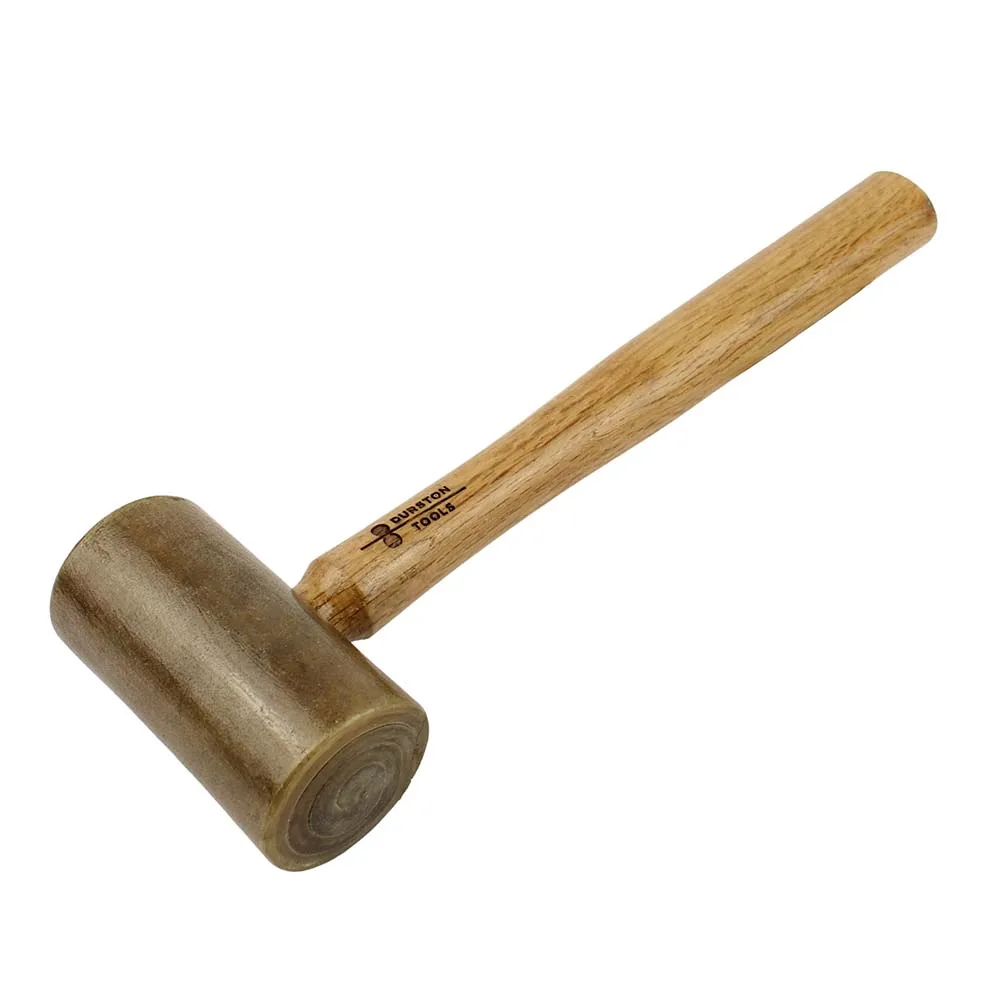 Durston Rawhide Mallet 85×48mm Buffalo Rawhide Head Hickory Wooden Handle Jewelry Forming Hammer No Mark Metal Shaping Tool