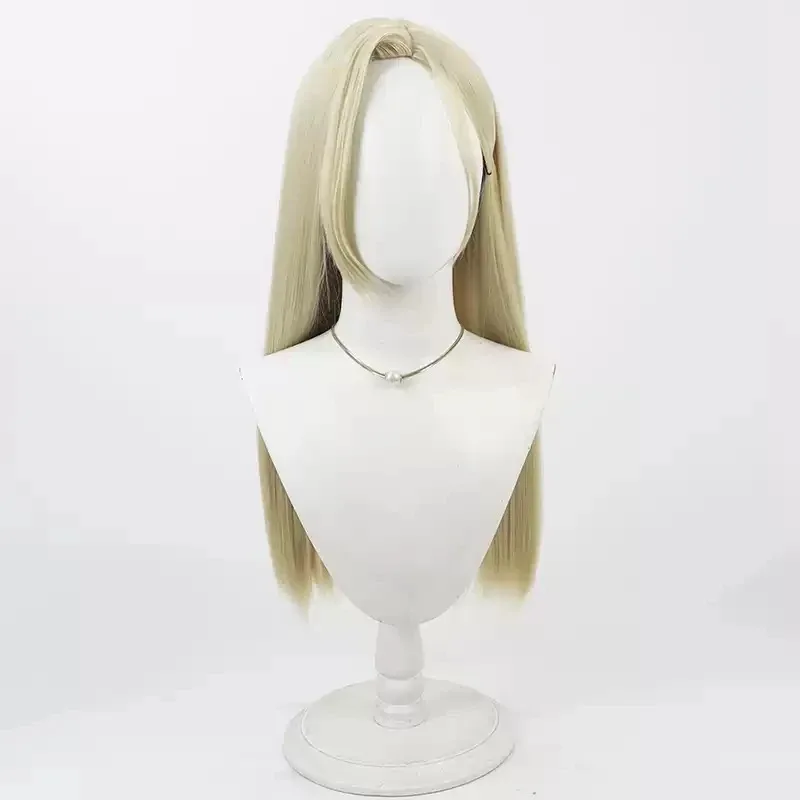 Anime Charisma House Terra Cosplay peluca amarillo claro pelo sintético resistente al calor fiesta de Halloween;3,v'6.f;9,