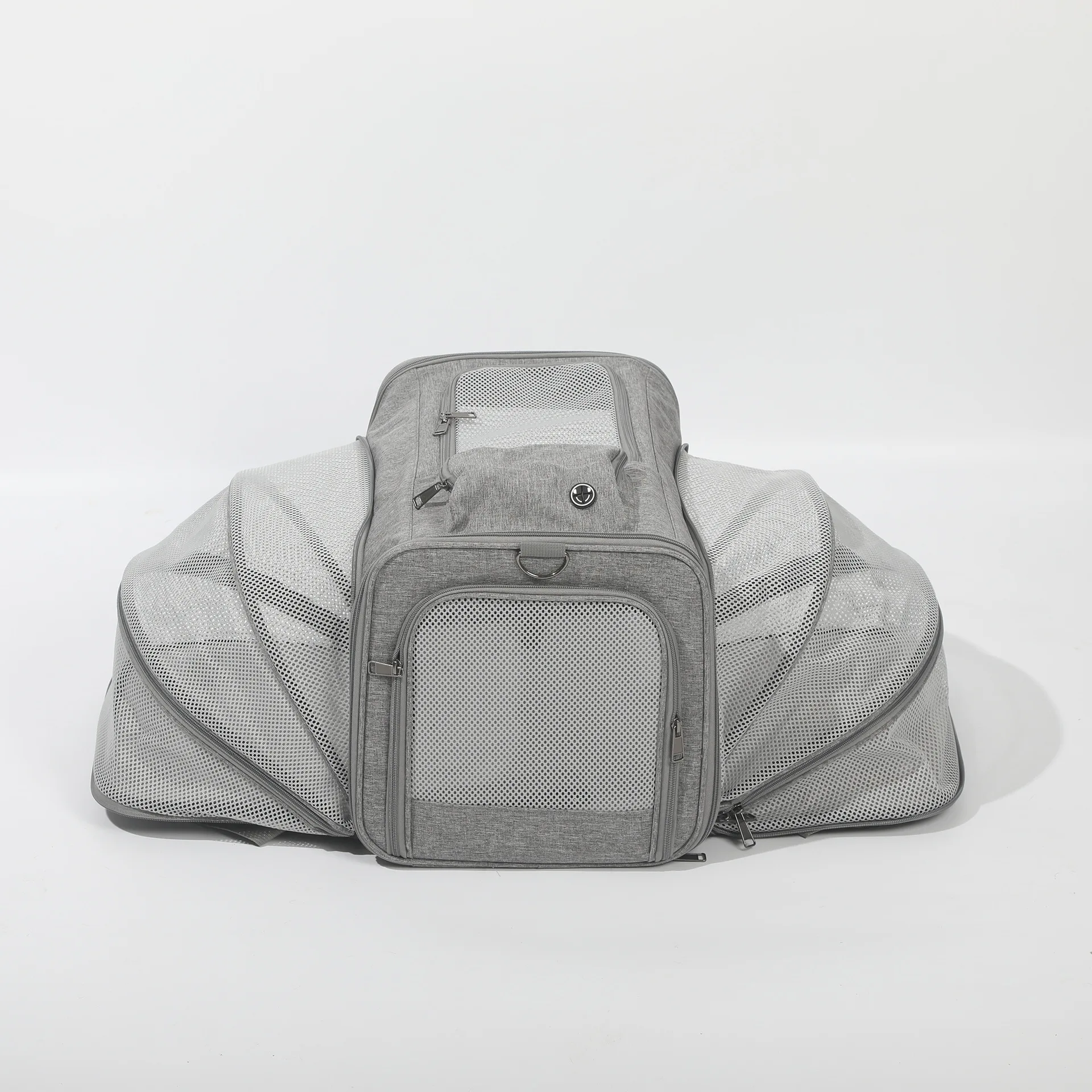 

Expandable Cat Carrier Bag Large Capacity Breathable Pet Travel Bag for Cats & Small Dogs, Portable Handheld & Shoulder Carrie