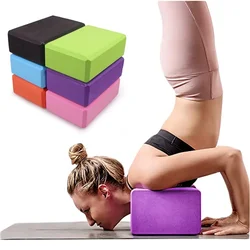 EVA Gym Yoga Blocks Foam Brick for Fitness Training Props Yoga Bolster Pillow Cushion Stretching Exercise BodyBuilding Equipment