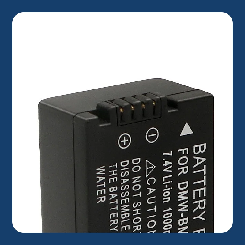 1000 mAh DMW-BMB9E/BMB9 Akku für Panasonic Lumix FZ40 Digitalkamera – halb dekodierter wiederaufladbarer Li-Ionen-Ersatz