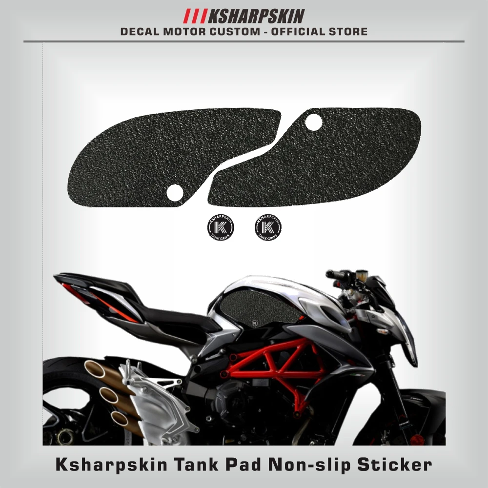 Motorcycle protection pad tank grip fuel sticker gasoline knee traction side Non-slip for MV Agusta Brutale 800/1090/Dragster