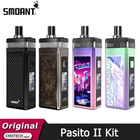 Original Smoant Pasito II Kit 80W Pasito 2 MOD Vape with 6ml Pod Cartridge 2500mAh Battery Electronic Cigarette Vaporizer