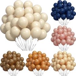 5/10/12inch Retro White Sand Balloons Skin Pink Brown Latex Balloon Birthday Party Wedding Baby Shower Decoration Helium Globos