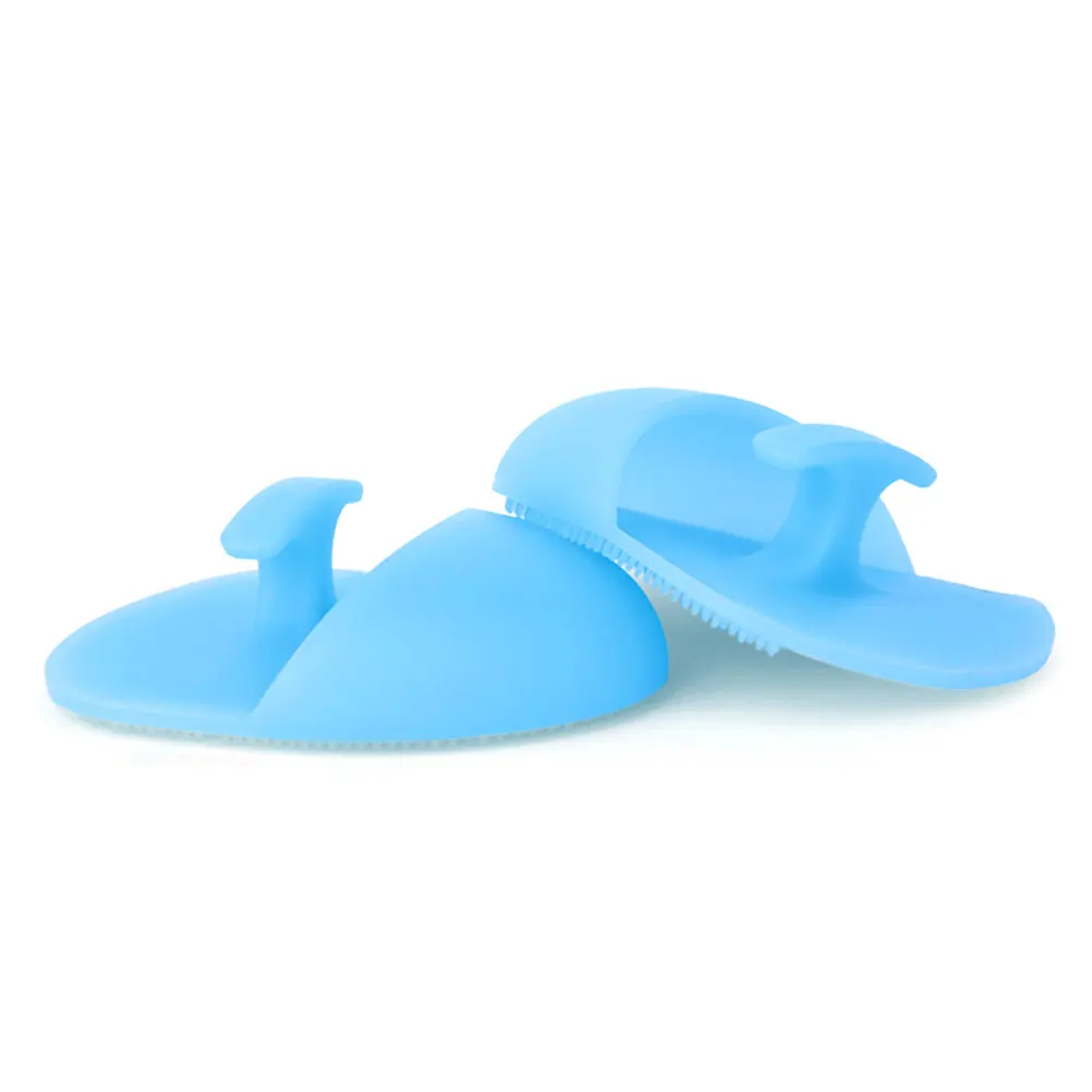 2 ชิ้นแปรงทําความสะอาดผิวหน้าซิลิโคนทําความสะอาดลึกมือถือเครื่องมือนวดแบบพกพา Face Washer Skin Care Gadgets