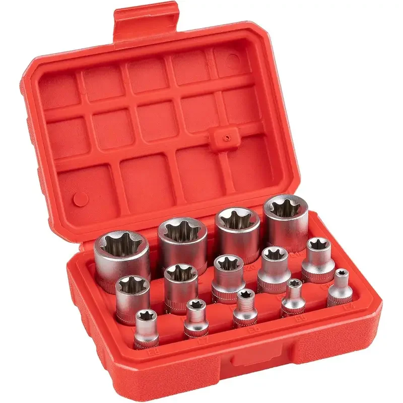 

Female E Star Torx Socket Set E4-E24 E-Torx External Hex Socket Insert Nut