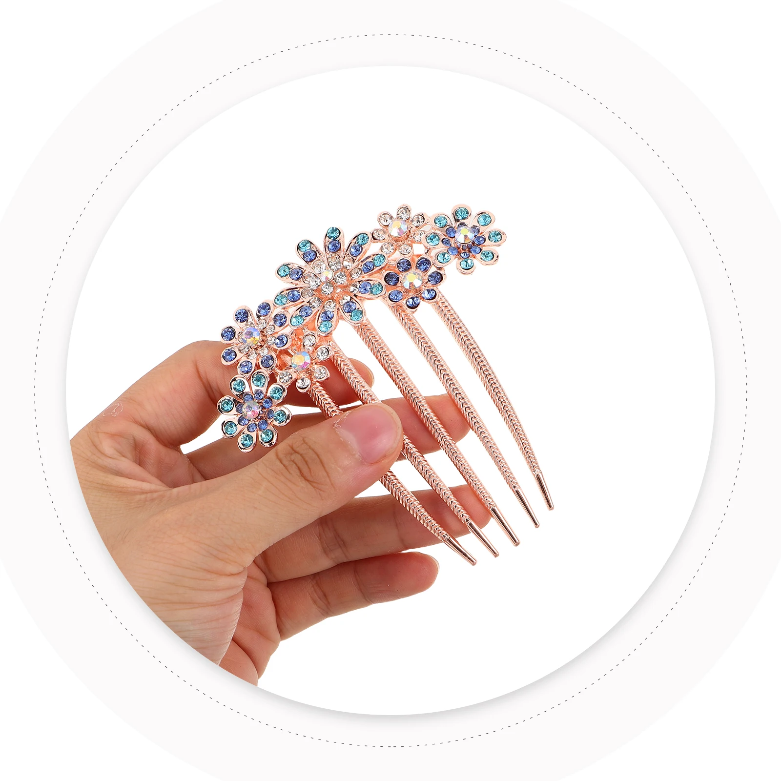 

4 шт., металлическая расческа для волос со стразами, зажимы для укладки, элегантные аксессуары для волос, декоративные заколки для свадебной вечеринки, официальные прически