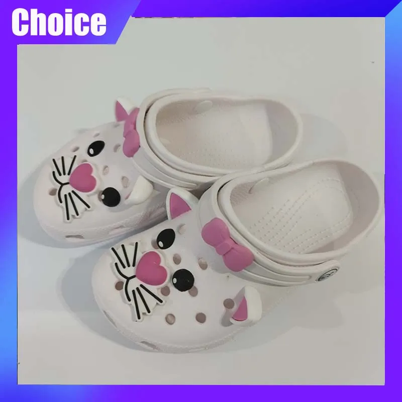 

Disney Marie Cat Kids Slippers Cartoon Hole Sandals The Aristocats Kawaii EVA Anime Home Beach Comfort Breathable Slippers Gift