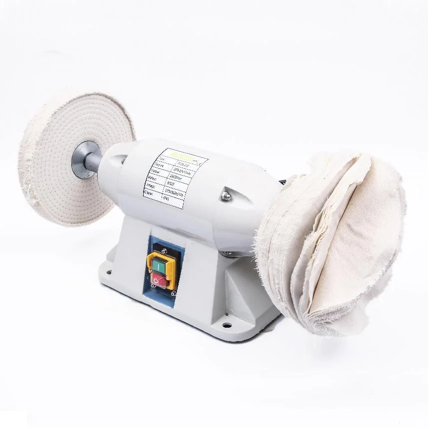 High quality powerful 900w bench buffer polisher PS-200 8 inch bench polishing buffing machine