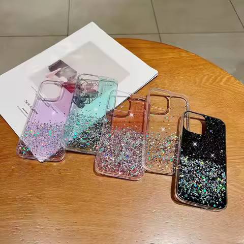 For Samsung Galaxy A71 4G A31 A21 A20S A11 A01 M31 M21S M11 M01 S10 Note 10 Lite Case Bling Glitter Sequins Silicone Cover