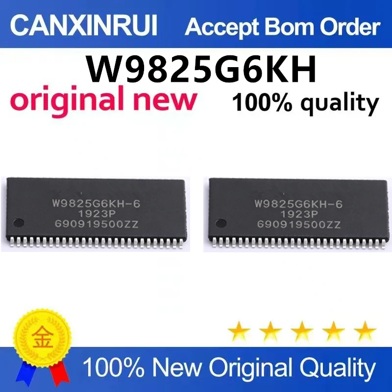 (5pcs-100pcs)Brand new original patch W9825G6KH-6 TSOP (II) -54 256Mbit RAM memory chip
