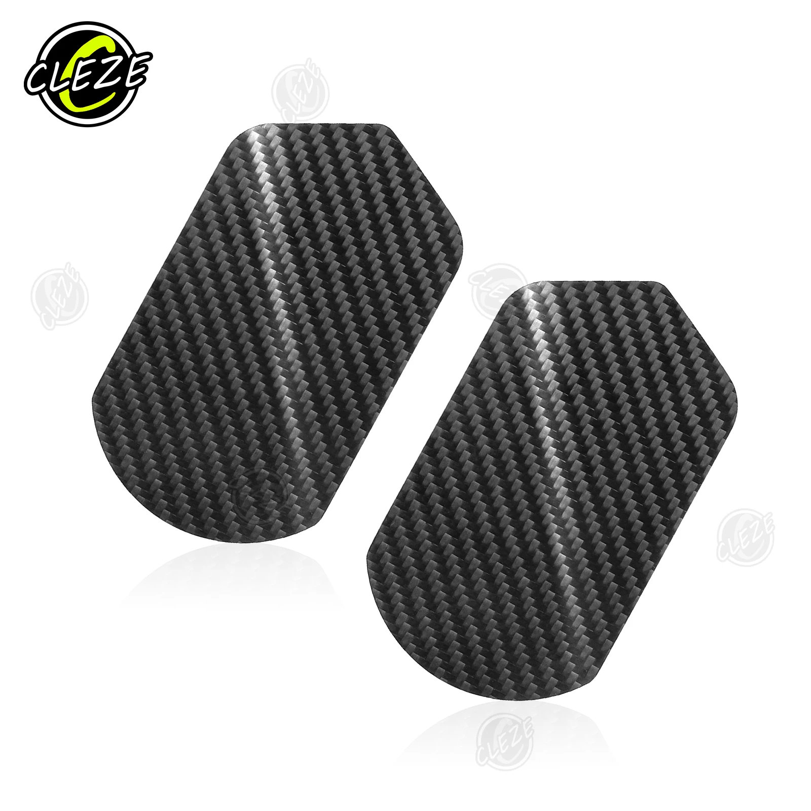 CLEZE 2PCS Thin Real Carbon Fiber Squeegee Car Wrapping Tool Ultra Car Vinyl Wrap Tools Water Removal Wiper
